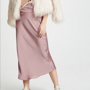 Free people silk skirt